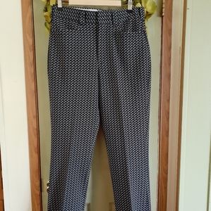 Vintage Black and White Geometric Men's Pants